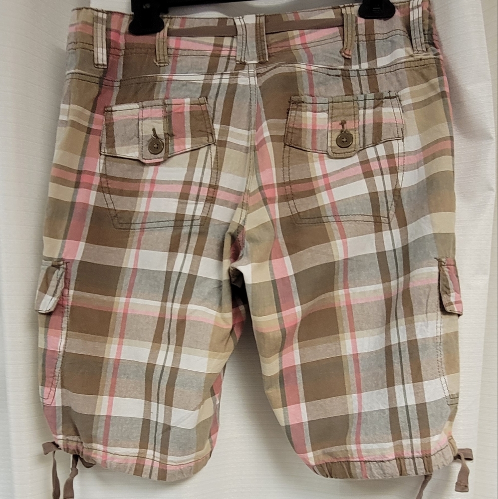 Lightweight Plaid Shorts